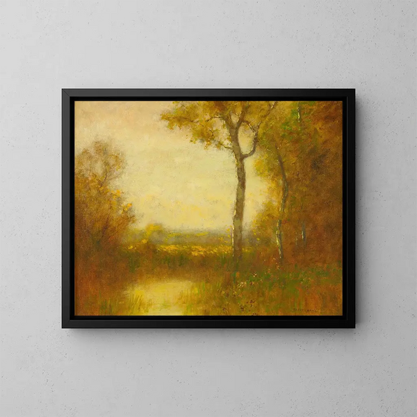 Herbst im Brandywine-Tal, Pennsylvania - Bruce Crane — gerahmtes Bild an der Wand