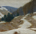 Winter Hartnäckig - Bruce Crane — Ansicht des Kunstwerks