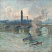 Brume, Dampf und Rauch auf der Themse - Émile Claus — Ansicht des Kunstwerks