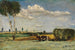 Kleines Landschaftsgemälde mit Heuwagen - Bruno Gimpel — Ansicht des Kunstwerks