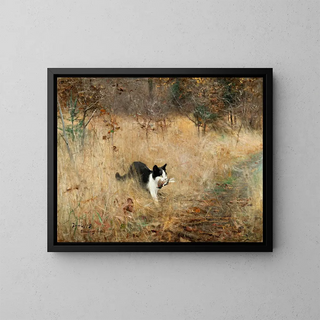 Bruno Liljefors - Cat hunting Birds.webp