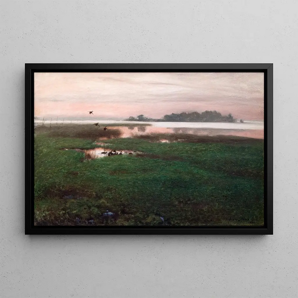 Bruno Liljefors - Evening Landscape.webp