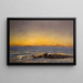 Stimmung am Meer - Bruno Liljefors — gerahmtes Bild an der Wand