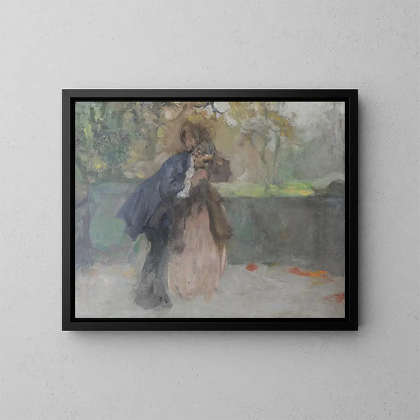 Der Kuss der Hand - Brynolf Wennerberg — gerahmtes Bild an der Wand