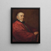 H Portrait von William Ewart Gladstone - Charles H. Thompson — gerahmtes Bild an der Wand