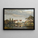 Das Herrenhaus von Gisselfeld Zeeland - C.V.M. Jensen — gerahmtes Bild an der Wand