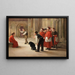 Kinderchor-Spiele - C. B. Dentraygues — gerahmtes Bild an der Wand