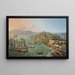 Flottille vor Algier - C L Hofmeister — gerahmtes Bild an der Wand