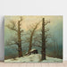 Reproduktion des Gemäldes Cairn unter dem Schnee - Caspar David Friedrich
