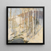 Ruhiger Winter - Frederick John Mulhaupt — gerahmtes Bild an der Wand