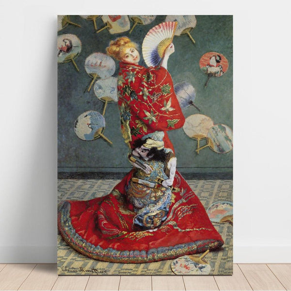 Reproduktion des Gemäldes Camille Monet in japanischer Kleidung - Claude Monet