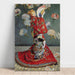 Reproduktion des Gemäldes Camille Monet in japanischer Kleidung - Claude Monet