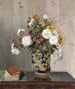 Chrysanthèmes dans un vase chinois - Camille Pissarro — Ansicht des Kunstwerks