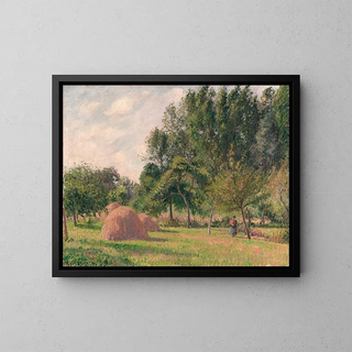 Camille Pissarro - Haystacks Morning ragny.webp