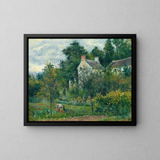 Camille Pissarro - La Maison Rondest Et Son Jardin  Lhermitage Pontoise.webp