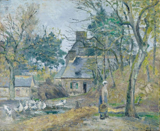 Camille Pissarro - La ferme  Montfoucault Farm at Montfoucault.webp