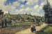 Landschaft bei Pontoise, die Route nach Auvers - Camille Pissarro — Ansicht des Kunstwerks