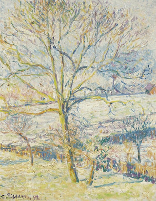 Camille Pissarro - Le Grand Noyer Gele Blanche ragny.webp