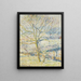 Le Grand Noyer gelé blanc Éragny - Camille Pissarro — gerahmtes Bild an der Wand