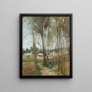 Camille Pissarro - Le village travers les arbres.webp
