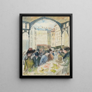 Camille Pissarro - Les Halles centrales le march aux lgumes.webp