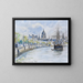 Cathédrale Saint-Paul de Londres - Camille Pissarro — gerahmtes Bild an der Wand