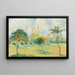 Apfelbäume, Herbststimmung - Camille Pissarro — gerahmtes Bild an der Wand