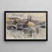 Pont Corneille à Rouen - Camille Pissarro — gerahmtes Bild an der Wand