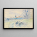 Pontoise - Camille Pissarro — gerahmtes Bild an der Wand