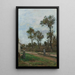 Reproduktion des Gemäldes Route de Louveciennes - Camille Pissarro