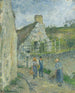 Rue des Roches au Valhermeil Auvers-sur-Oise - Camille Pissarro — Ansicht des Kunstwerks
