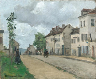 Camille Pissarro - Strae in Pontoise Rue de Gisors.webp
