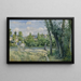 Lumière du soleil sur la route, Pontoise - Camille Pissarro — gerahmtes Bild an der Wand