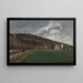 Die Ufer der Marne im Winter - Camille Pissarro — gerahmtes Bild an der Wand