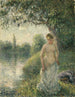 La Baigneuse - Camille Pissarro — Ansicht des Kunstwerks