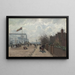 Le Crystal Palace - Camille Pissarro — gerahmtes Bild an der Wand