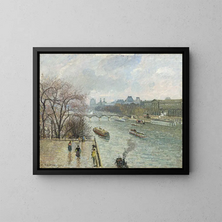 Camille Pissarro - The LouvreAfternoon Rainy Weather.webp