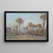 La Route de Versailles Louveciennes Gelée Matinale - Camille Pissarro — gerahmtes Bild an der Wand