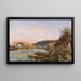 Die Seine bei Bougival - Camille Pissarro — gerahmtes Bild an der Wand