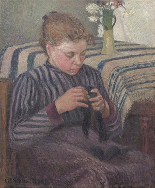 Camille Pissarro - Woman Mending.webp