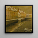 Kanal in Brügge im Winter - Henri Le Sidaner — gerahmtes Bild an der Wand