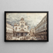 Campo San Giacomo di Rialto Venedig - Canaletto — gerahmtes Bild an der Wand