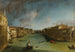 Großes Kanal-Gemälde vom Palazzo Balbi in Richtung Rialto - Canaletto — Ansicht des Kunstwerks