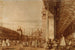 Piazza San Marco vom Südwestwinkel mit den Procuratie Nuove rechts - Canaletto — Ansicht des Kunstwerks
