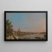 La Ville depuis la Terrasse de Somerset House - Canaletto — gerahmtes Bild an der Wand