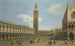 Venedig, Blick von der Piazzetta nach Norden - Canaletto — Ansicht des Kunstwerks