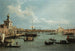 Venedig, die Bacino di San Marco vom Canale della Giudecca - Canaletto — Ansicht des Kunstwerks