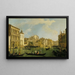 Venedig, der Große Kanal des Palazzo Flangini in San Marcuola - Canaletto — gerahmtes Bild an der Wand