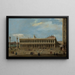Venedig die Piazzetta Blick nach Westen mit der Libreria - Canaletto — gerahmtes Bild an der Wand