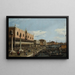 Venedig die Riva degli Schiavoni - Canaletto — gerahmtes Bild an der Wand